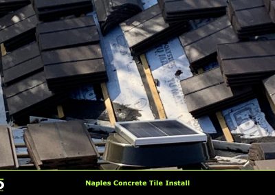 Naples FL Roof Concrete Tile Install