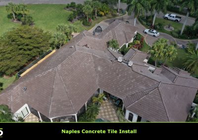 Naples FL Roof Concrete Tile Install